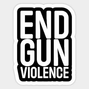 End Gun Violence Wear Orange For National Gun Violence Day - Protect Our Children Sticker